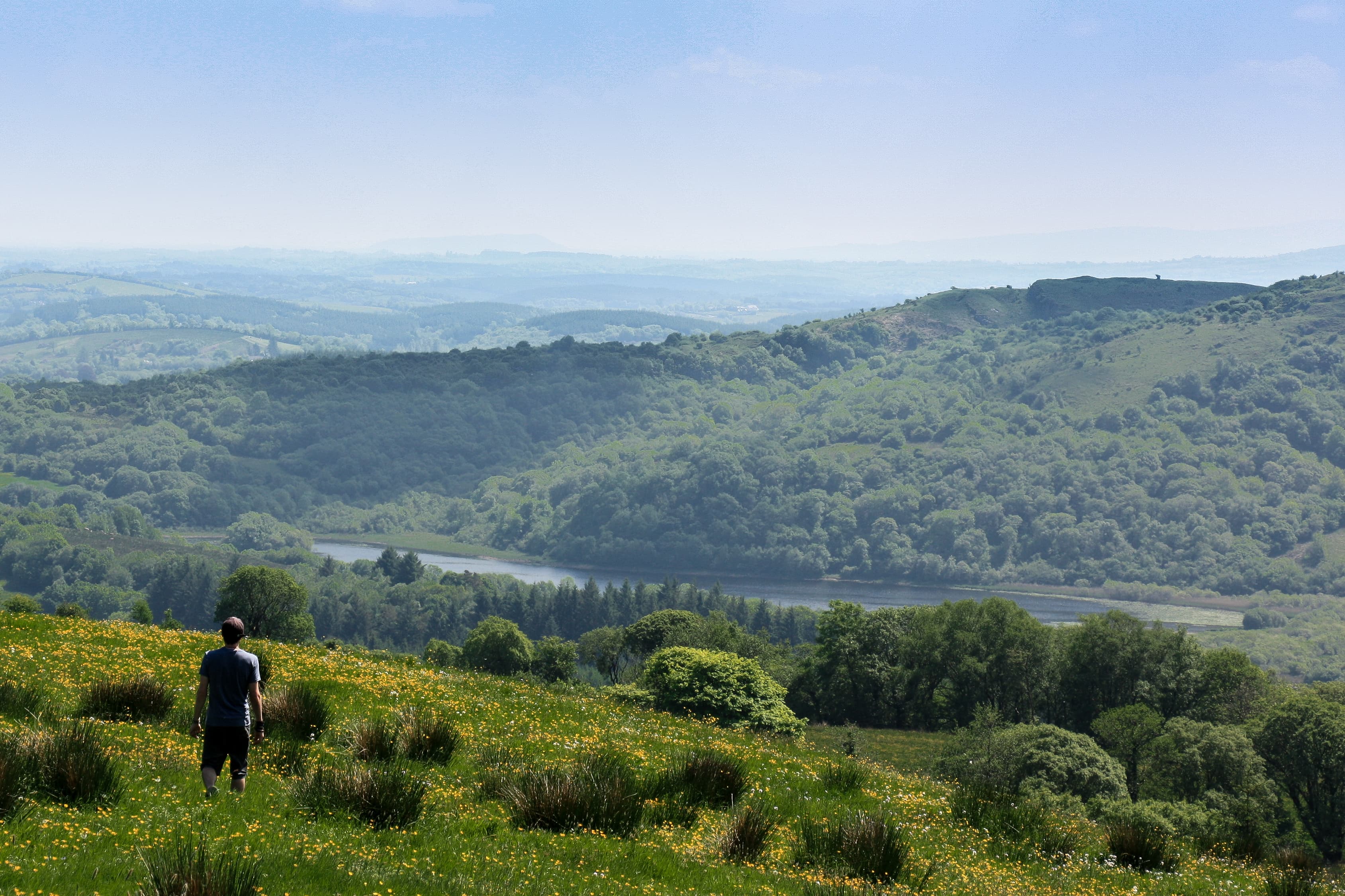 Island and earth landscape in Fermanagh